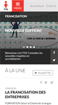 Mobile Screenshot of francisation.ftq.qc.ca