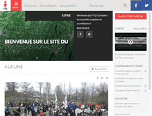 Tablet Screenshot of estrie.ftq.qc.ca